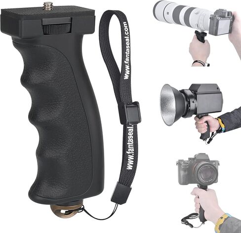 كاميرا فيديو DSLR مريحة عالمية بدون مرآة، مثبت قبضة يد أحادي العين، عصا سيلفي محمولة باليد، عدسة تركيز طويلة حامل ضوء فيديو لـ YouTube Tiktok Vlogging Starter Kit in Kuwait