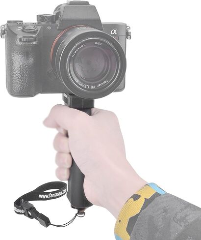 كاميرا فيديو DSLR مريحة عالمية بدون مرآة، مثبت قبضة يد أحادي العين، عصا سيلفي محمولة باليد، عدسة تركيز طويلة حامل ضوء فيديو لـ YouTube Tiktok Vlogging Starter Kit in Kuwait