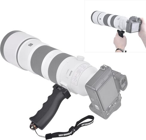 كاميرا فيديو DSLR مريحة عالمية بدون مرآة، مثبت قبضة يد أحادي العين، عصا سيلفي محمولة باليد، عدسة تركيز طويلة حامل ضوء فيديو لـ YouTube Tiktok Vlogging Starter Kit in Kuwait