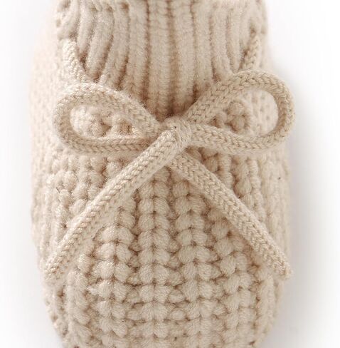 Opewod Baby Booties Newbron Knitted Sock Shoes Knit First Walkers Crochet Soft Cozy Warm Boots for Toddler Infant Boy Girl in Saudi Arabia