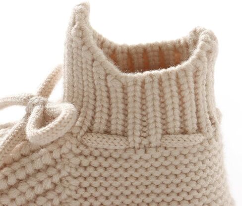 Opewod Baby Booties Newbron Knitted Sock Shoes Knit First Walkers Crochet Soft Cozy Warm Boots for Toddler Infant Boy Girl in Saudi Arabia