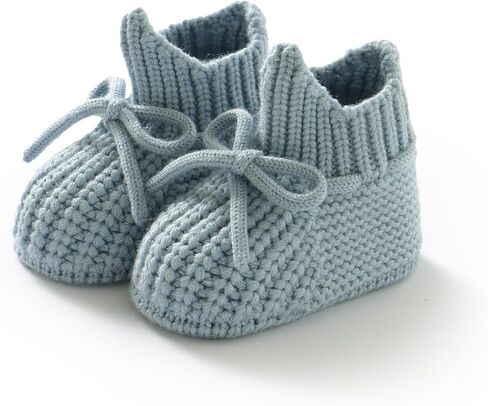 Opewod Baby Booties Newbron Knitted Sock Shoes Knit First Walkers Crochet Soft Cozy Warm Boots for Toddler Infant Boy Girl in Saudi Arabia