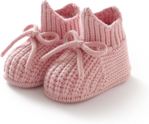 Opewod Baby Booties Newbron Knitted Sock Shoes Knit First Walkers Crochet Soft Cozy Warm Boots for Toddler Infant Boy Girl in Saudi Arabia