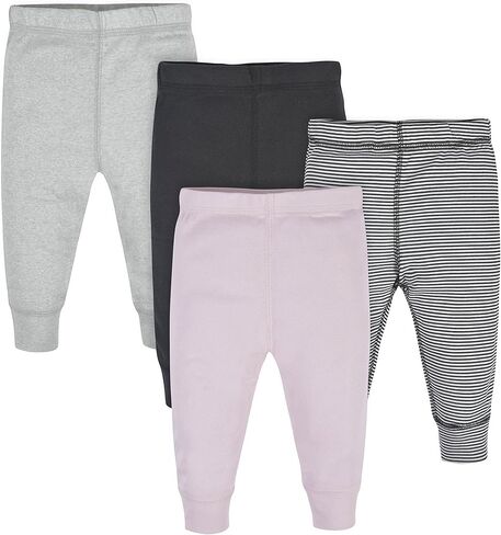 Gerber Baby Girls' Multi-Pack Active Pants Set in Kuwait