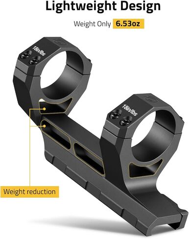 CVLIFE Cantilever Scope Mounts - Offset Dual Ring One-Piece Scope Mount - Lightweight Aluminum in Saudi Arabia