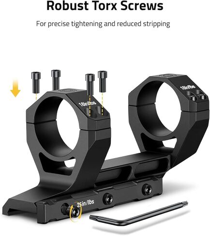 CVLIFE Cantilever Scope Mounts - Offset Dual Ring One-Piece Scope Mount - Lightweight Aluminum in Saudi Arabia