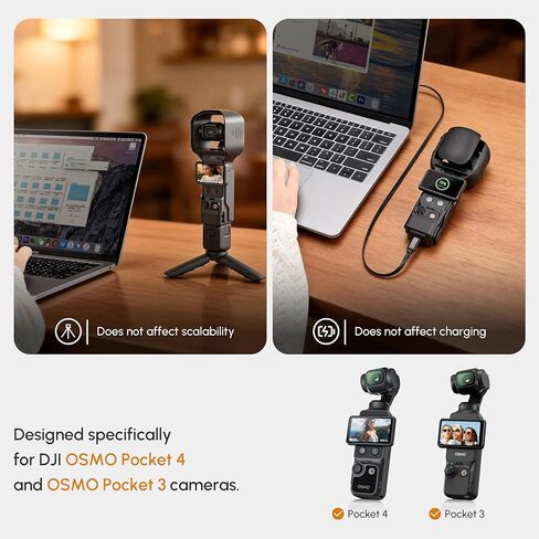 غطاء STARTRC PHOTO Pocket 4 للتصوير المرن، حافظة واقية لـ DJI Osmo Pocket 4 لتسجيل مدونات الفيديو أثناء السفر in Kuwait