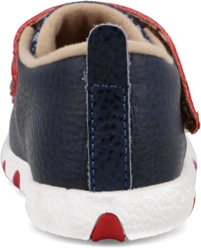 حذاء Twisted X Infant's Driving Moc، لون كحلي متعدد وأحمر كرزي، 3 M in Kuwait