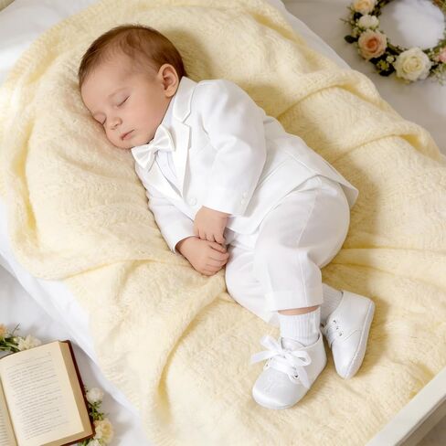 حذاء AGJ Baby Boy للتعميد بنعل ناعم للرضع للتعميد حذاء رياضي متقاطع للأطفال الصغار في مرحلة ما قبل المشي in Kuwait