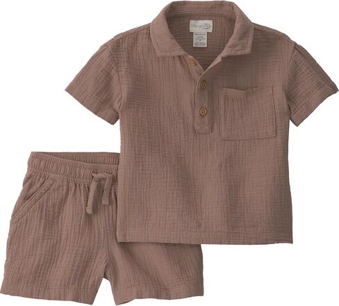 little planet by carter's Baby Boys' 2-piece Shorts Set Made With Organic Cotton in Kuwait