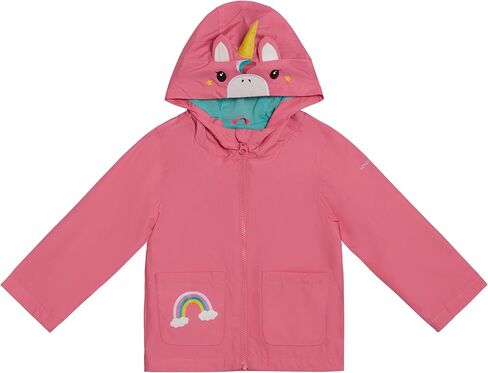 LONDON FOG Baby Girls' Enhanced Radiance Kitty Cat Rain Slicker، طباعة منقطة، 18 شهرًا in Kuwait