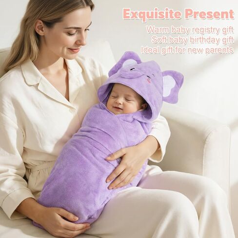 CandyHome 9 PCS Baby Bath Towels for Infants Toddlers, 3 PCS Animal Hooded Baby Towels & 6 PCS Washcloths Set, Ultra Absorbent Soft Cute Newborn Bath Essentials Gifts for Boys & Girls in Saudi Arabia