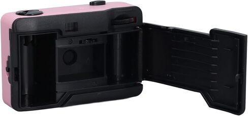 Zerodis 35mm Film Camera, Film Camera ABS Simple Shutter Speed 1/100s F/9 28MM Lens Lightweight Retro for Snorkeling (Light Pink) in Saudi Arabia