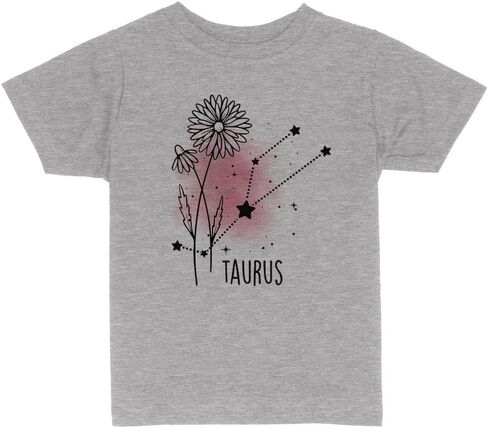 Flower Taurus Toddler Kids T-Shirt in Kuwait