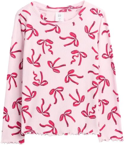 Gap Baby Girls' Long Sleeve Ribbed Tee in Saudi Arabia