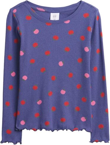 Gap Baby Girls' Long Sleeve Ribbed Tee in Saudi Arabia
