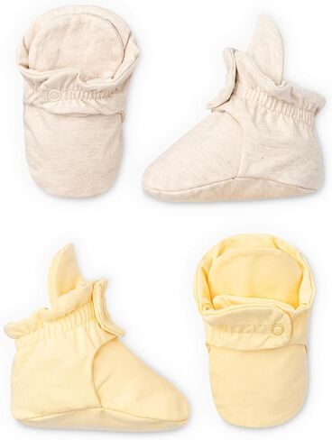 monica + andy Organic 2-Pack Organic Baby Booties in Kuwait