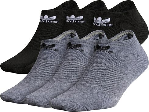 adidas Originals Kids-Boy's/Girl's Trefoil Cushioned No Show Socks (6-Pair) in Saudi Arabia