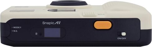 كاميرا فيلم Kodak Snapic A1 مقاس 35 مم (أبيض عاجي) مع لفة من فيلم ذهبي 200 وبطاريات وحزمة قماش للتنظيف من الألياف الدقيقة in Kuwait