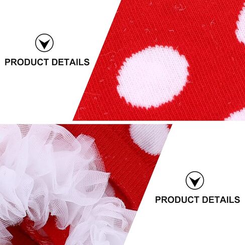 PartyKindom Cotton Leg Warmers for Boy Girl Toddlers Breathable Durable Cute Design with Lace Trim for Indoor Outdoor Wear Cold Weather in Kuwait