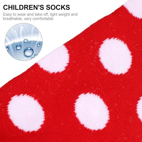 VANZACK 1pair Cotton Leg Warmers Lace Design Warm Covers for Toddlers Cute Dot Pattern for Indoor and Outdoor Activities for and Festivals in Kuwait