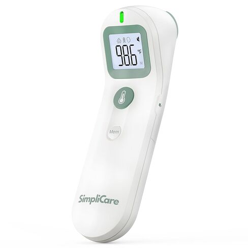 ميزان حرارة الطفل، FDA 510(k) ميزان حرارة بالأشعة تحت الحمراء للأطفال والبالغين والرضع، أساسيات الطفل، ميزان حرارة الجبين غير ملامس، 2 في 1 للجبهة والجسم، مسدس درجة الحرارة (FC-IR206) in Kuwait