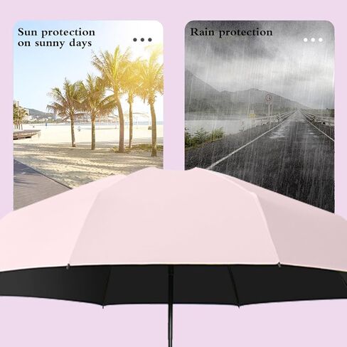 Stroller Sunshade Clip-on Adjustable Universal, Adjustable Steering Angle, Reinforced Umbrella Frame, Compact and Lightweight, Suitable for All Kinds of Strollers(Pink) in Kuwait