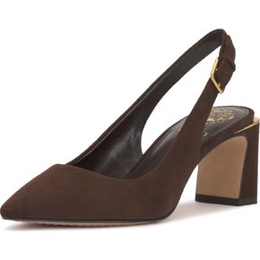 Vince Camuto Women's Hamden Buckle Slingback Pump, Brownie, 8.5 in Kuwait