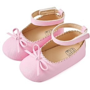 JOYEBUY Baby Shoes Mary Jane Flats Non Slip Soft Sole Infant Toddler Sneakers First Walkers Party Dress Shoes in Kuwait
