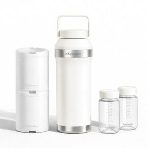 Baby Brezza All-Day Breastmilk Portable Cooler, 20 oz, Soft White in Saudi Arabia