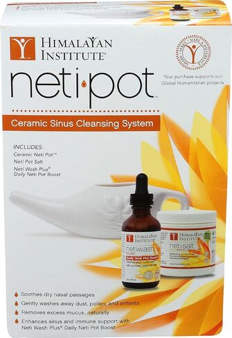 Himalayan Chandra Neti Pot Complete Sinus Cleansing System Starter Kit in Saudi Arabia