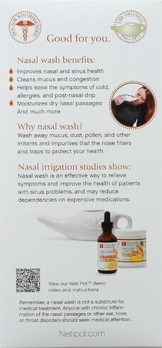 Himalayan Chandra Neti Pot Complete Sinus Cleansing System Starter Kit in Saudi Arabia