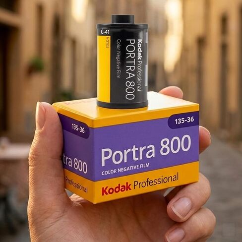 Kodak Portra 800 35mm Film Pack 36exp for 35mm Film Camera Roll Bundle - Kodak Film- Balveli Cloth - 35 mm Film Roll- Camera Film (1) in Saudi Arabia