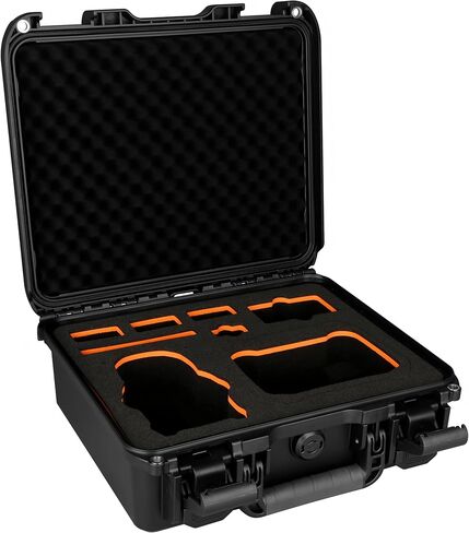 حافظة صلبة للطائرات بدون طيار DJI Mini 5 Pro Fly More Combo، حقيبة حمل واقية مقاومة للماء والصدمات IP67 مع حشوة إسفنجية مخصصة، حماية ممتازة من مادة EVA وإسفنج عالي الكثافة، غلاف من البولي بروبيلين شديد التحمل in Kuwait
