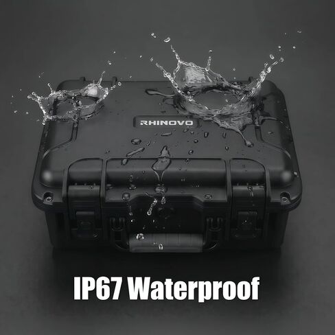 حافظة صلبة للطائرات بدون طيار DJI Mini 5 Pro Fly More Combo، حقيبة حمل واقية مقاومة للماء والصدمات IP67 مع حشوة إسفنجية مخصصة، حماية ممتازة من مادة EVA وإسفنج عالي الكثافة، غلاف من البولي بروبيلين شديد التحمل in Kuwait