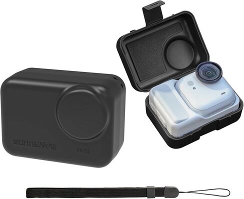 حافظة صلبة صغيرة لجهاز Insta360 GO Ultra، حقيبة تخزين صغيرة محمولة للسفر لملحقات Insta 360 GO Ultra، مقاومة للماء، مدمجة، سهلة الحمل in Kuwait