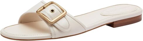 COACH Women's Margot Leather Flat Sandals in Saudi Arabia