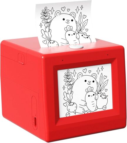 Smart AI Voice Sticker Maker Machine,Mini Sticker Printer for Kids, Inkless Portable Thermal Sticker Printer Box with Photo Printing, DIY Label Maker for Scrapbooking, Crafts, Gift Wrapping in Saudi Arabia
