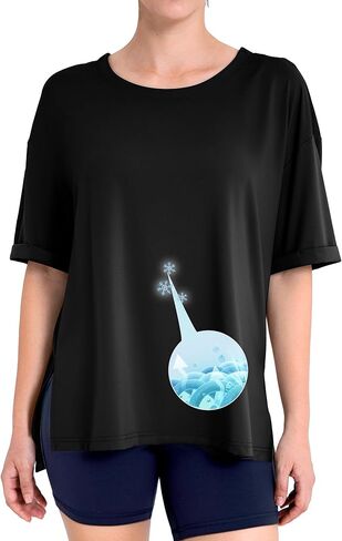 Comfy T Shirts with Breezy-Comfort Fabric Designed for Pregnant Women Perfect as Loose Fit Trendy Summer Tops for Women 2025 in Saudi Arabia