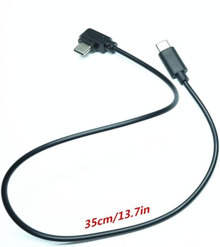 سلك كابل التحكم في الكاميرا، لـ DJI RS4 Pro، RS4 Mini، RS4، RS3 Pro، RS3، RS3 Mini، RSC2، RS2 مثبت جيمبال لسوني كانون نيكون باناسونيك فوجي أوليمبوس كاميرا USB نوع C إلى نوع C زاوية قائمة متعددة in Kuwait