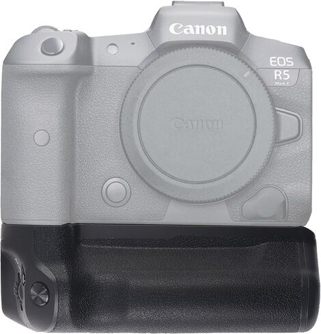 حامل بطارية FocusFoto عمودي متعدد الطاقة لكاميرا Canon EOS R5 Mark II، R6 Mark III، R6 Mark II، R5، R6 استبدال الكاميرا بدون مرآة لـ BG-R20، يدعم ما يصل إلى بطاريتين LP-E6/LP-E6N/LP-E6NH in Kuwait