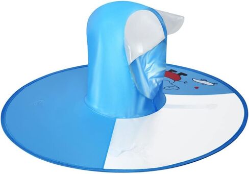 Kids Raincoat Umbrella Hat Waterproof UFO for Baby Girls and Boys Poncho Rain Hat Cartoon Duck Raincoat in Saudi Arabia
