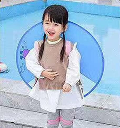 Kids Raincoat Umbrella Hat Waterproof UFO for Baby Girls and Boys Poncho Rain Hat Cartoon Duck Raincoat in Saudi Arabia