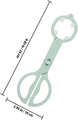 2pcs Bottle Clip Tongs Non-slip Feeding Clamp High-temperature Resistant Silicone for Bottle Handling and Use, Green in Kuwait