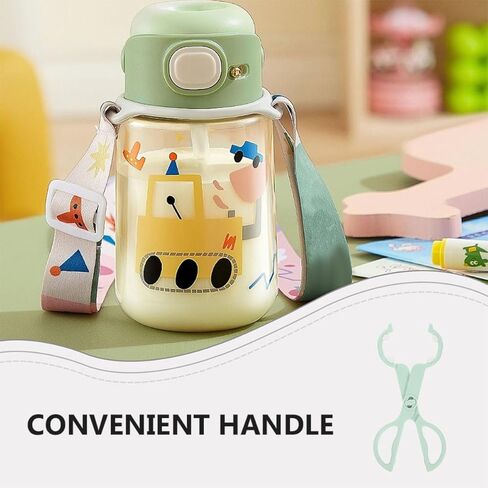 2pcs Bottle Clip Tongs Non-slip Feeding Clamp High-temperature Resistant Silicone for Bottle Handling and Use, Green in Kuwait