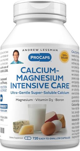 Andrew Lessman Calcium Magnesium Intensive Care 60 Capsules – Bone and Skeleton Health Essentials. Easy to Swallow Capsules with Super Soluble Fine Powder. Gentle to Even The Most Sensitive Stomachs in Saudi Arabia