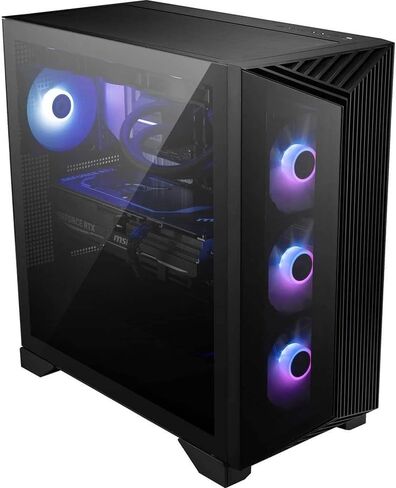 msi Codex R2 AI Gaming Desktop, Intel Ultra 7 265, NVIDIA RTX 5060 8GB GDDR7, 32GB DDR5, 3TB Storage (2TB SSD+1TB Docking Station), RGB Air Cooling, Wi-Fi 6E, Keyboard & Mouse, Windows 11 Pro, Black in Saudi Arabia