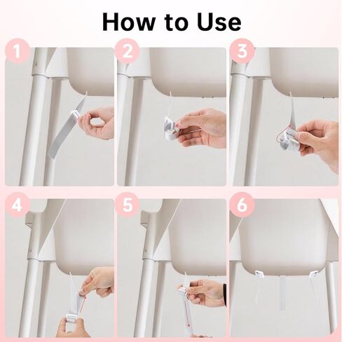 أحزمة للكراسي العالية متوافقة مع كرسي IKEA ANTILOP العالي، وحزام بديل لملحقات الكراسي العالية من IKEA، وحزام قابل للتعديل قوي للغاية بثلاث نقاط مناسب للكرسي العالي للأطفال من Keekaroo in Kuwait