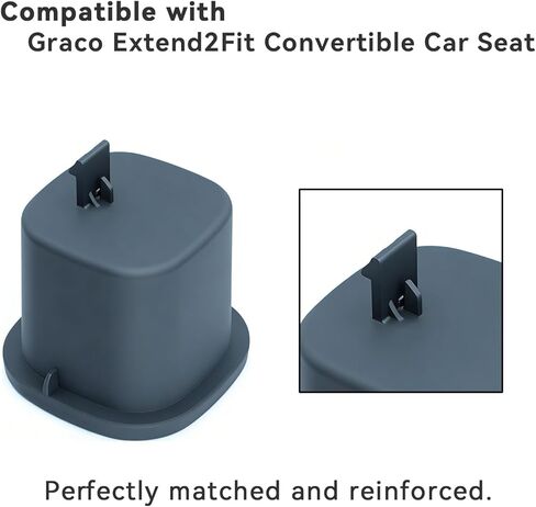 حامل أكواب بديل لمقعد السيارة Graco Extend2Fit 2 في 1 - حامل أكواب فردي آمن للغسل في غسالة الأطباق، قطع غيار مقعد السيارة لـ Graco (يناسب الجانب الأيسر أو الأيمن) in Kuwait