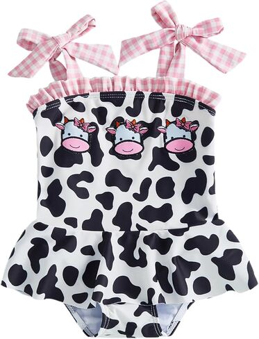 Nyapruwe Baby Girl Swimsuit Infant One Piece Swimwear Toddler Sleeveless Skirt Bathing Suit Summer Beach Swim Suits in Saudi Arabia